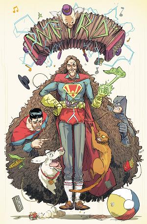 Batman Superman Weird Al Worlds Weirdest #1 CVR C (ONE SHOT) CVR C RILEY ROSSMO CARD STOCK cover