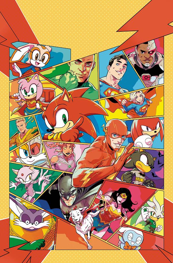 Dc X Sonic The Hedgehog Metal Legion #5 CVR A PABLO M COLLAR cover
