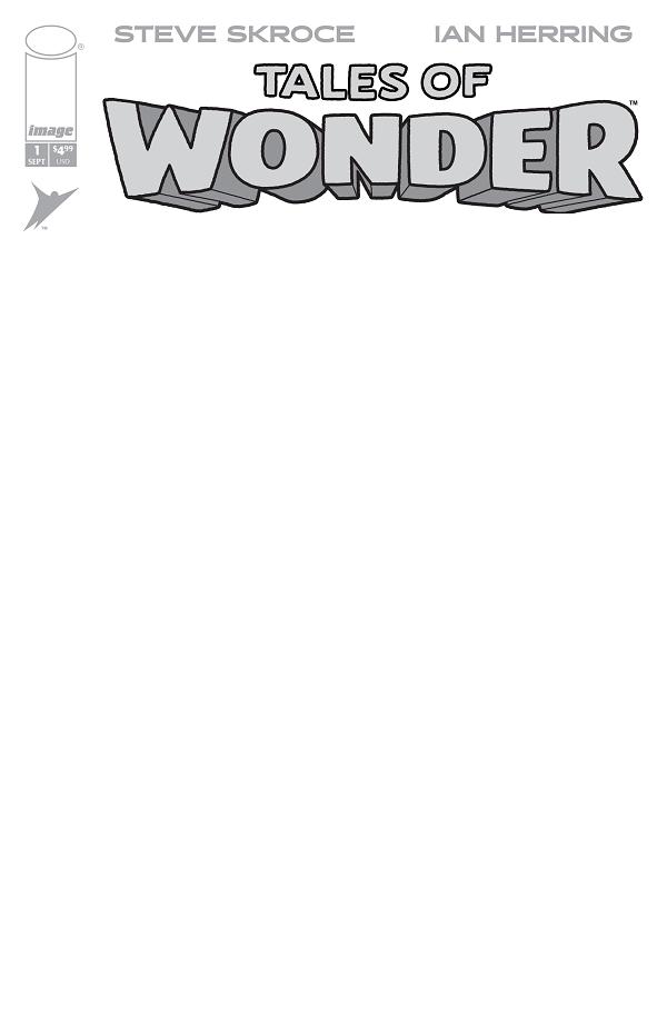 Tales Of Wonder #1 CVR G (OF 5) CVR G BLANK SKETCH cover