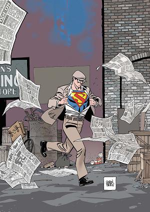 Superman The Stranger #1 CVR C (OF 6) CVR C GORAN PARLOV CARD STOCK cover