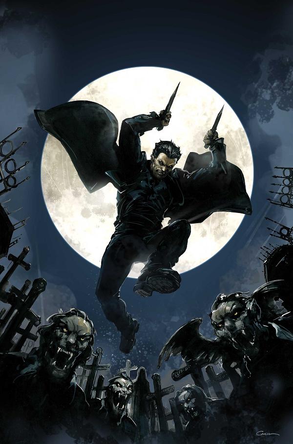 Angel #2 variant cover by Clayton Crain