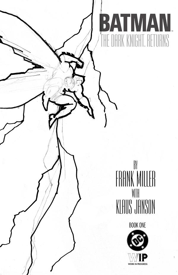 Dc W.i.p. Batman The Dark Knight Returns #1 cover
