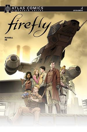 Firefly #1 CVR J ROBERT QUINN ATLAS EDITION SIGNED BY MARK RUSSELL cover
