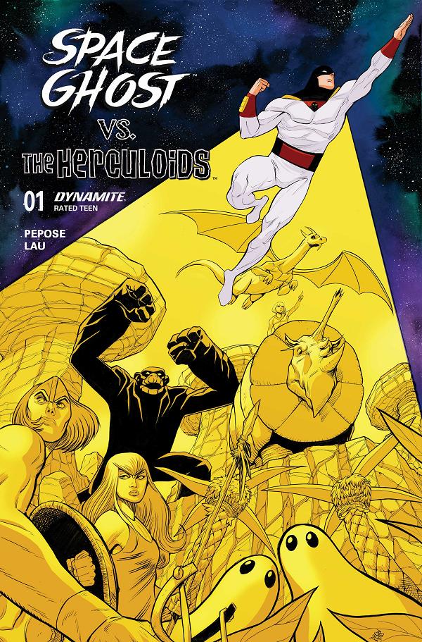 Space Ghost Vs The Herculoids #1 CVR B CVR B DREW MOSS cover