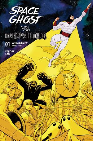 Space Ghost Vs The Herculoids #1 CVR B CVR B DREW MOSS cover