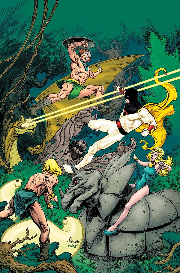 Space Ghost Vs The Herculoids #1 CVR K CVR K INC 1:10 TOM RANEY VIRGIN cover
