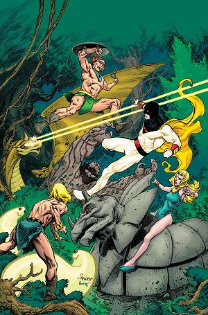 Space Ghost Vs The Herculoids #1 CVR K CVR K INC 1:10 TOM RANEY VIRGIN cover