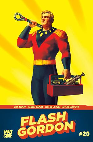 Flash Gordon #20 CVR B CVR B MIGUEL MERCADO cover
