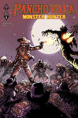 Pancho Villa Monster Hunter #1 CVR B (OF 3) CVR B GUILLERMO VILLARREAL cover