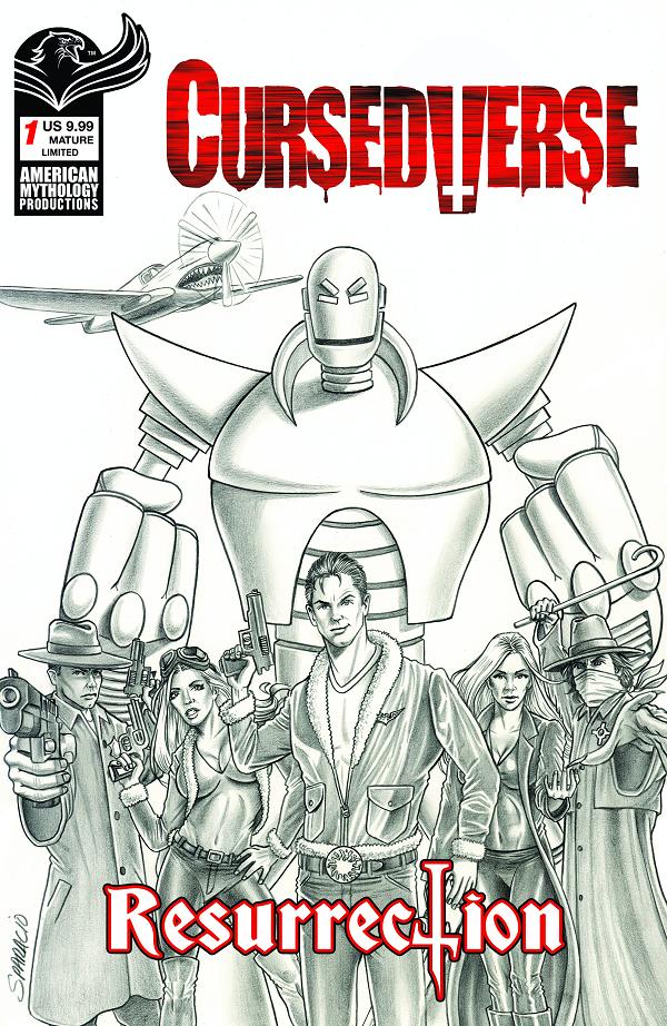 Cursedverse Resurrection #1 variant cover by Mark Sparacio