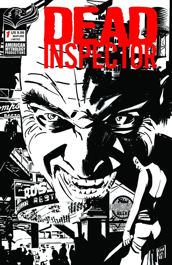 Dead Inspector #1 variant cover by Simone Guglielmini