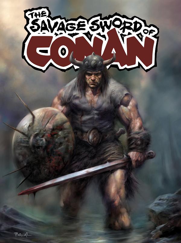 Savage Sword Of Conan #16 CVR B CVR B NICK PERCIVAL cover