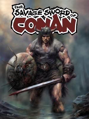 Savage Sword Of Conan #16 CVR B CVR B NICK PERCIVAL cover
