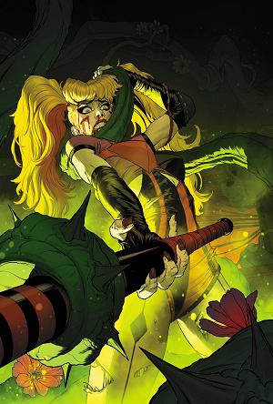 Harley Quinn #66 CVR E CVR E MATTIA DE IULIS BAD SEEDS SPOT FOIL cover