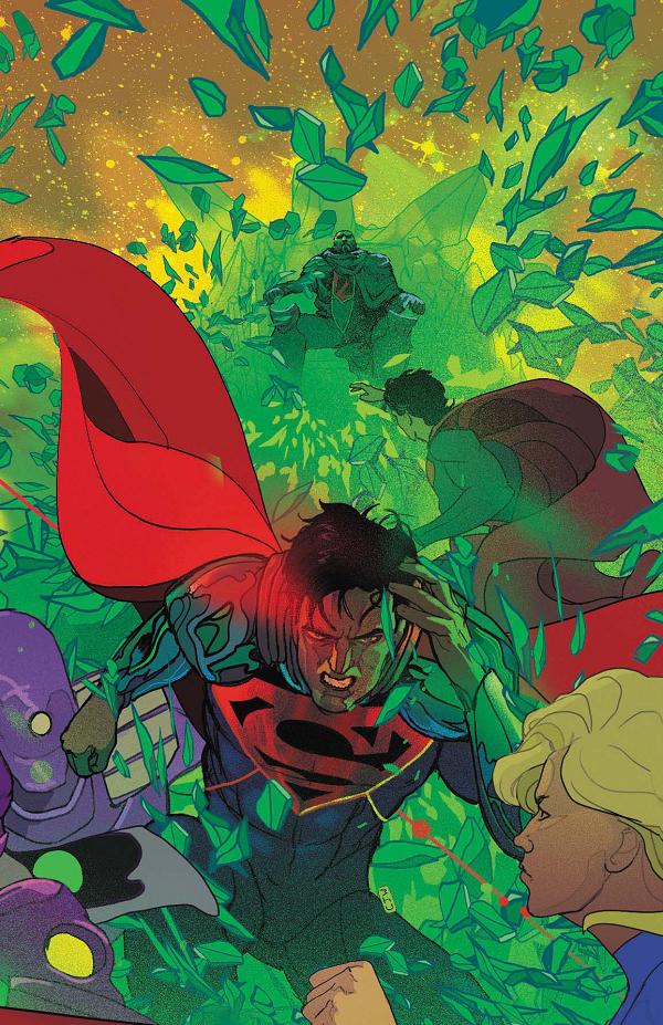 Superman #42 variant cover by Christian Ward