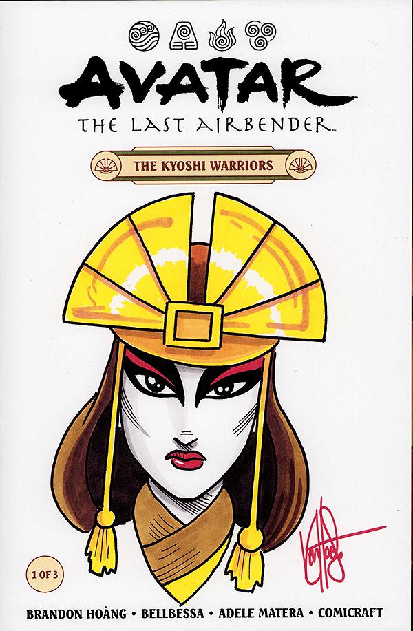 Df Avatar The Last Airbender  The Kyoshi Warriors #1 cover