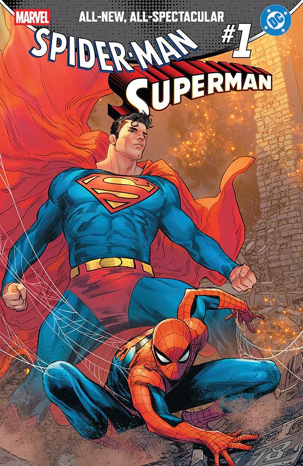 Df Marvel/Dc Spiderman/Superman #1 cover