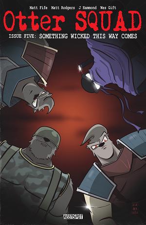 Otter Squad #5 CVR B CVR B J HAMMOND THE BOYS HOMAGE BAGGED WITH TRADING CARD cover