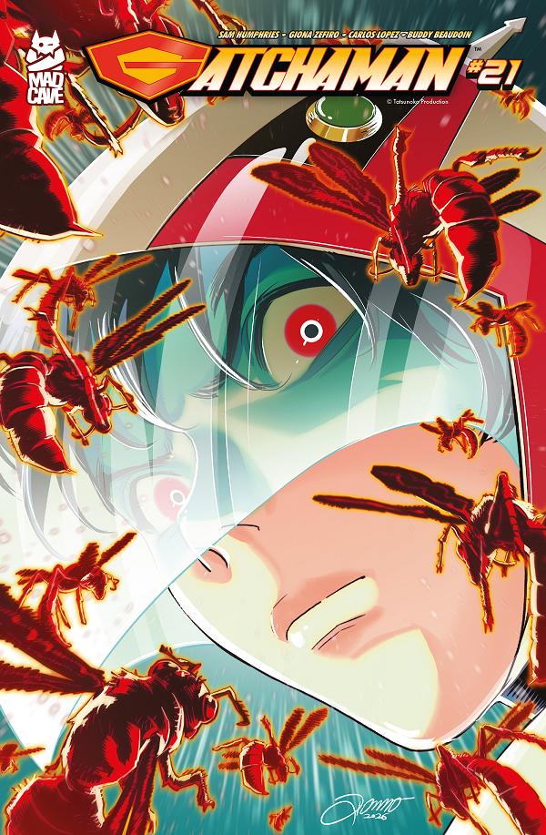 Gatchaman #21 CVR B CVR B ALESSIO ZONNO cover