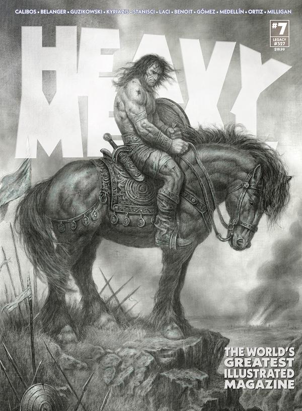 Heavy Metal Magazine #7 CVR B CVR B CALIBOS cover