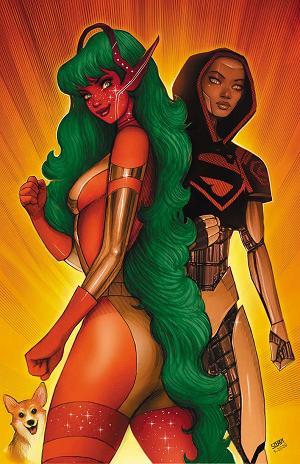 Justice League Unlimited #23 CVR C CVR C NATHAN SZERDY CARD STOCK cover