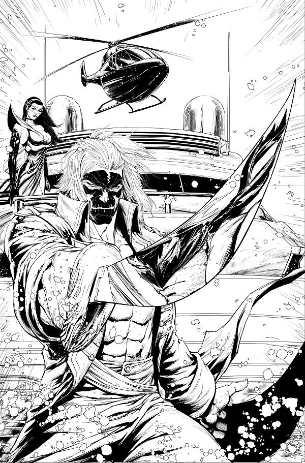 Final Boss #10 CVR D CVR D TYLER KIRKHAM WITCHBLADE TEAM UP cover