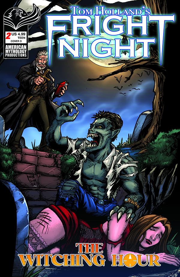 Fright Night Witching Hour #2 variant cover by Gabriel Mangum