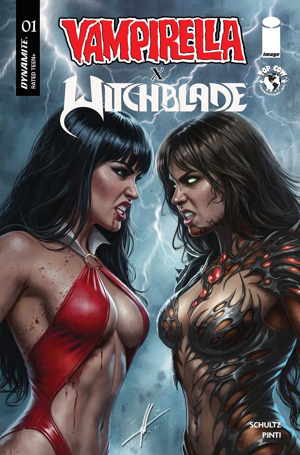 Vampirella X Witchblade Special #1 variant cover by Carla Cohen