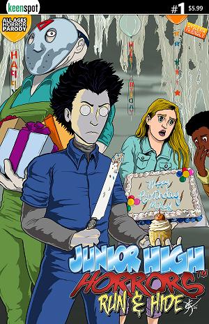 Junior High Horrors Run & Hide #1 CVR C (ONE SHOT) CVR C ERIC KENT BIRTHDAY PARTY cover