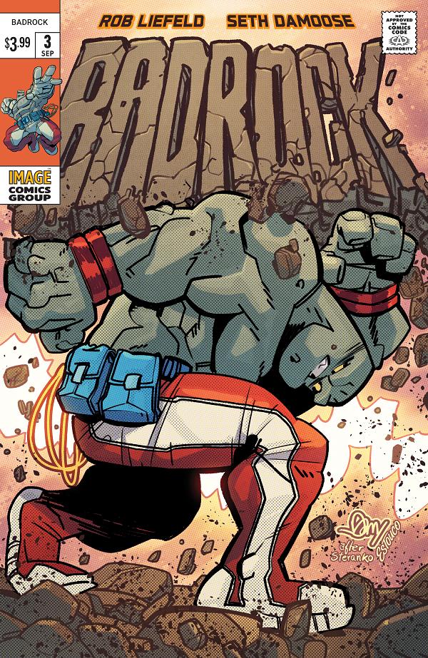 Badrock #3 CVR C CVR C SETH DAMOOSE cover