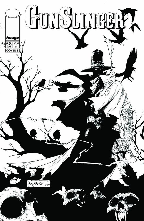 Gunslinger Spawn #58 variant cover by Carlo Barberi