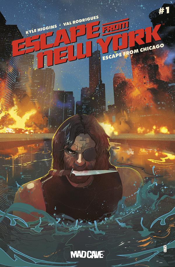 Escape From New York Escape From Chicago #1 variant cover by Christian Ward