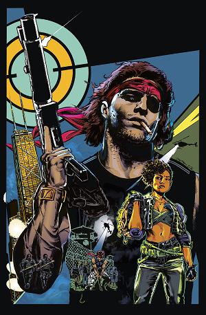 Escape From New York Escape From Chicago #1 CVR G CVR G INC 1:10 STEPHEN MOONEY VIRGIN CARD STOCK cover