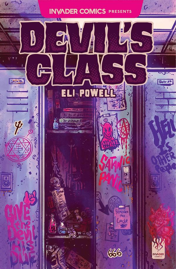 Invader Comics Presents Devils Class #1 variant cover by Mike Nelsen