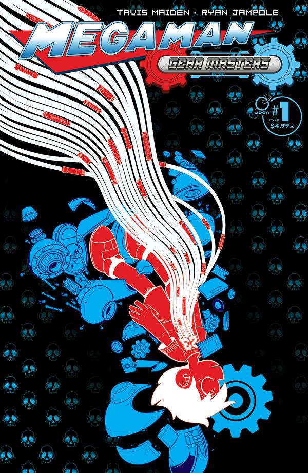 Mega Man Gear Masters #1 variant cover by Tavis Maiden