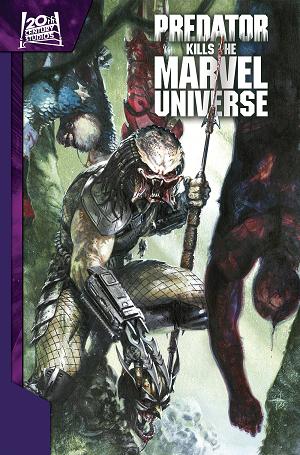 Predator Kills The Marvel Universe Omnibus Gabriele Dell'otto Cover cover