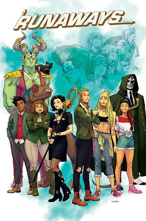 Runaways By Rainbow Rowell Omnibus Kris Anka Cover cover