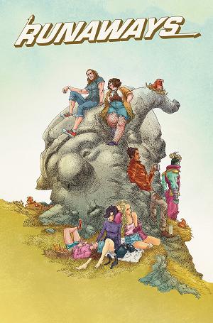 Runaways By Rainbow Rowell Omnibus Adrian Alphona Cover cover