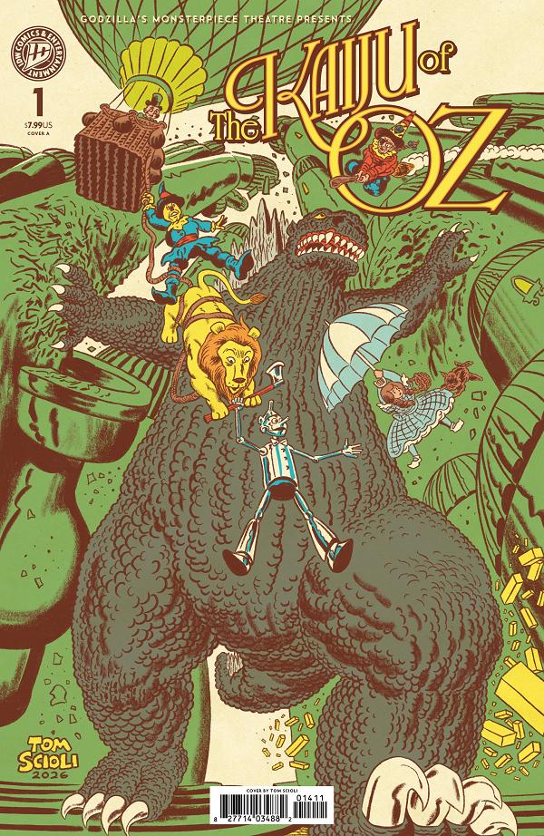 Godzilla’s Monsterpiece Theatre Presents: The Kaiju Of Oz Cover A (Scioli) #1 cover