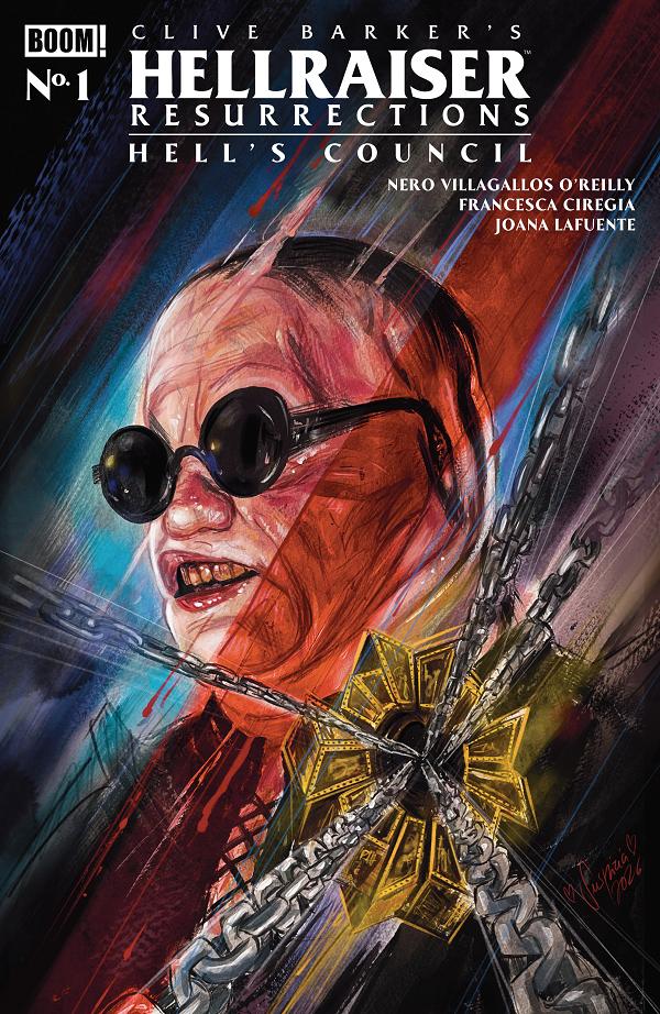 Hellraiser: Resurrections - Hell's Council A Main (Dressed, Vilchez) #1 cover