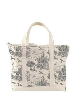 Rebecca Yarros's Fourth Wing: Basgiath Toile Large Zippered Tote Bag #1 cover