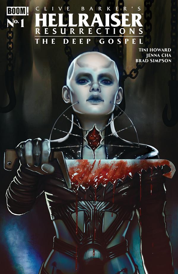Hellraiser: Resurrections - The Deep Gospel A Main (Dressed, Puebla) #1 cover