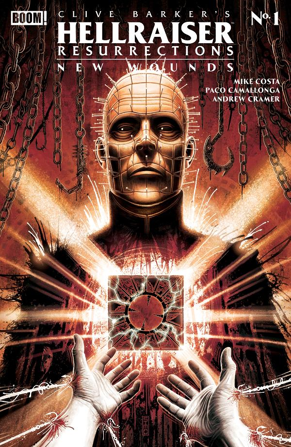 Hellraiser: Resurrections - New Wounds A Main (Dressed, Simpson) #1 cover