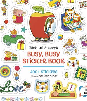 Richard Scarry's Busy, Busy Sticker Book cover