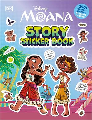 Disney Moana Story Sticker Book cover