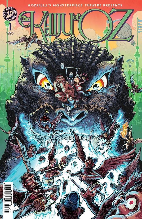 Godzilla’s Monsterpiece Theatre Presents: The Kaiju Of Oz Cover A (Scioli) #1 variant cover by Ryan Browne