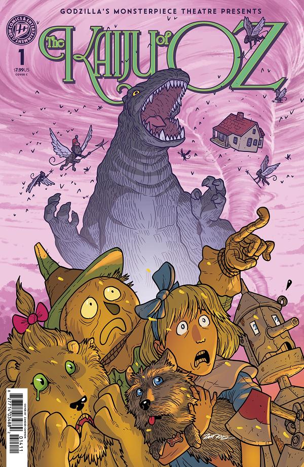 Godzilla’s Monsterpiece Theatre Presents: The Kaiju Of Oz Cover A (Scioli) #1 variant cover by Zander Cannon