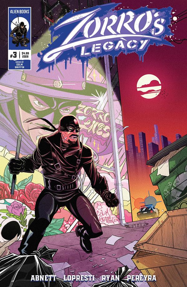 Zorro's Legacy Cover A (Lopresti) #3 Variant B (Griffin) cover