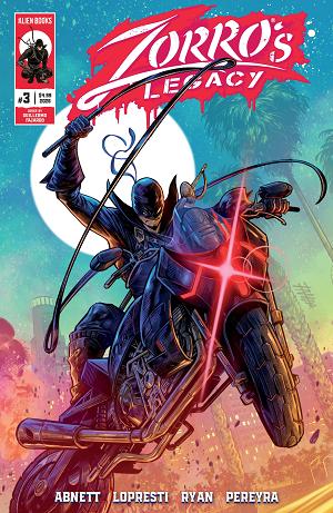 Zorro's Legacy Cover A (Lopresti) #3 Variant C (Fajardo) cover