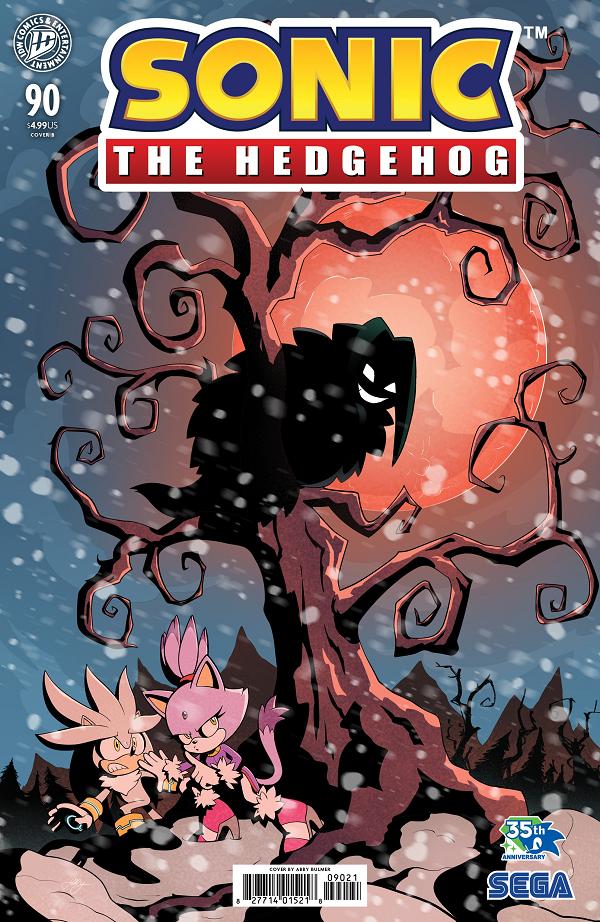 Sonic The Hedgehog Cover A (Haines) #90 Variant B (Bulmer) cover